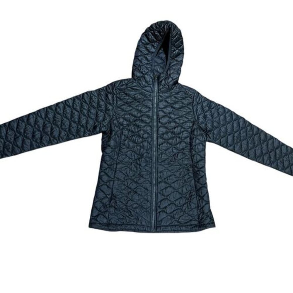 The North Face Quilted Hooded Full Zip Jacket Womens Medium